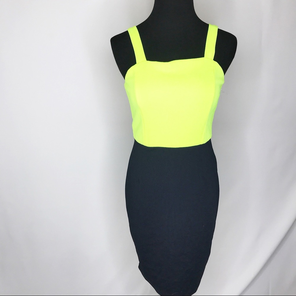 THE VANITY ROOM | Neon Colorblock Dress XS